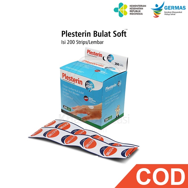 Jual Plesterin Bulat Pe Onemed Isi Pcs Shopee Indonesia