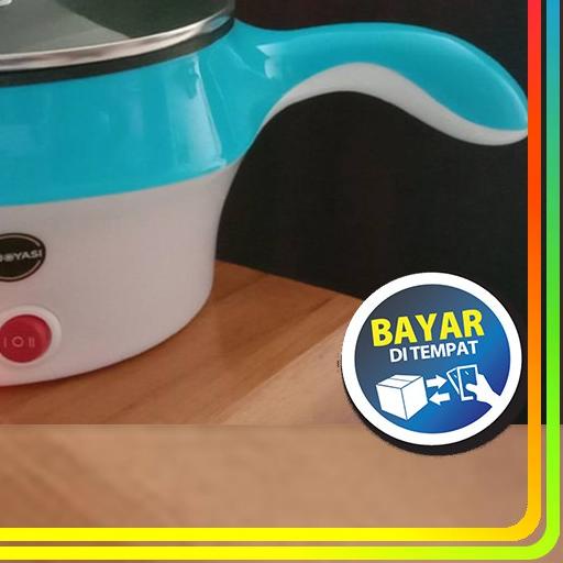 ֍ Teflon Serbaguna elektrik listrik praktis masak goreng kukus pemanas steam dual mode power ♩