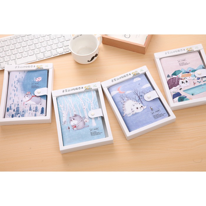

Planner - Weekly planner - monthly planner - diary - buku agenda - catatan - Cat in blue - A74