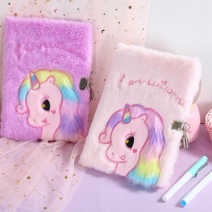 

Special Buku Diary Gembok / Lock Unicorn ok Unicorn Buku Diary anak Unicorn bulu Kado Ultah anak Perempuan import !!