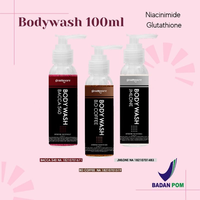 [BPOM]  BODY WASH GEAMOORE 100ML