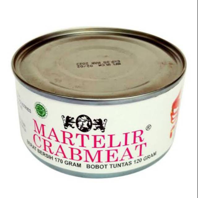 MARTELIR CRABMEAT - DAGING KEPITING KALENG 170GR