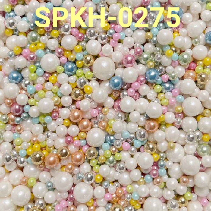 

SPKH-0275 SPRINKLES SPRINKLE SPRINGKEL 500GR MUTIARA PERAK EMAS MIX EKSKLUSIF
