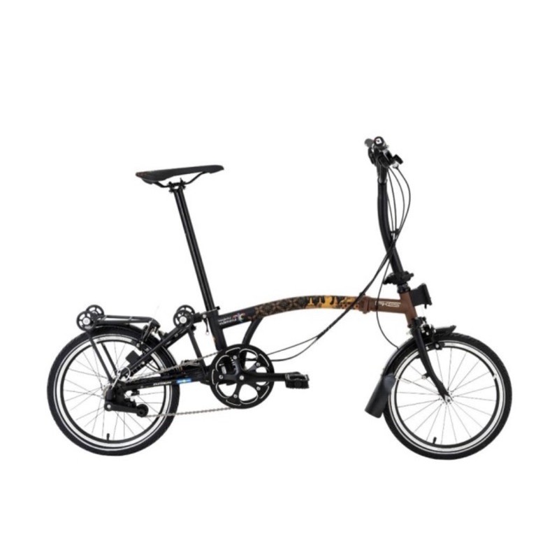 Sepeda Lipat Element Pikes Gen 2 Central Java Edisi Wonderful Indonesia Jawa Tengah SNI-Sepeda Only