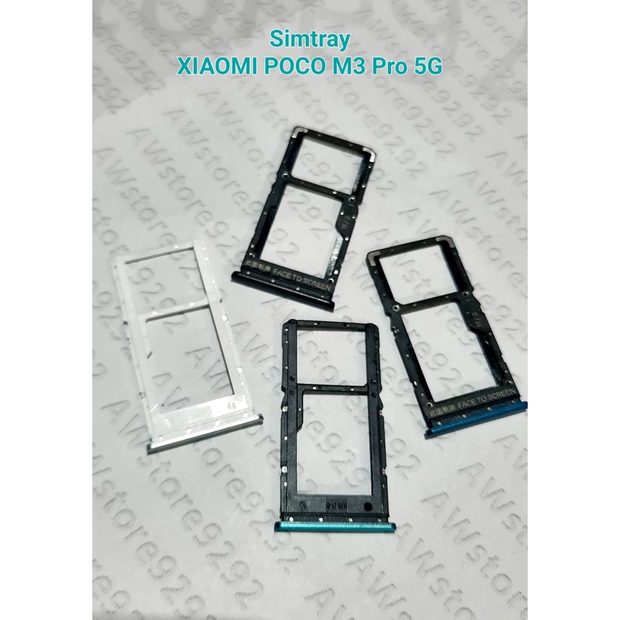 Slot Tempat Dudukan Kartu Simtray Sim Tray Simcard XIAOMI POCOPHONE POCO M3 Pro 5G