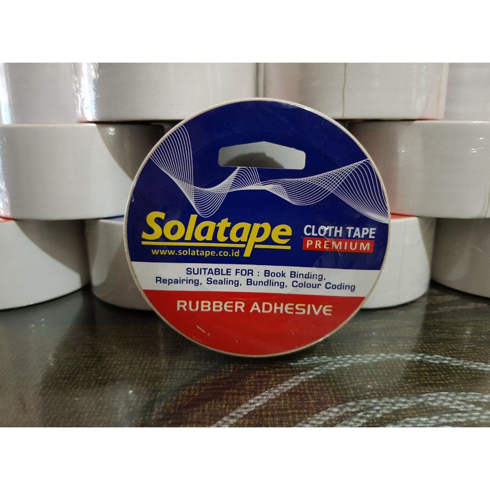 LAKBAN KAIN WARNA PUTIH SOLATAPE