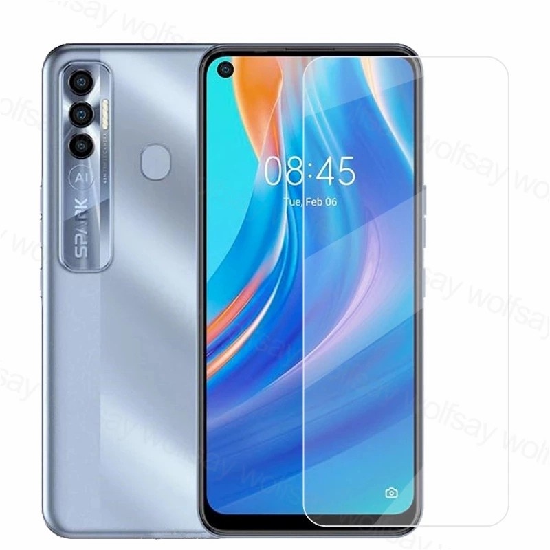 TECNO POVA 2 SPARK 6 GO SPARK 7 SPARK 7 Nfc SPARK 7 PRO TEMPERED GLASS BENING ANTI GORES KACA CLEAR BENING TRANSPARAN TEMPRED SCREEN GUARD PELINDUNG LAYAR