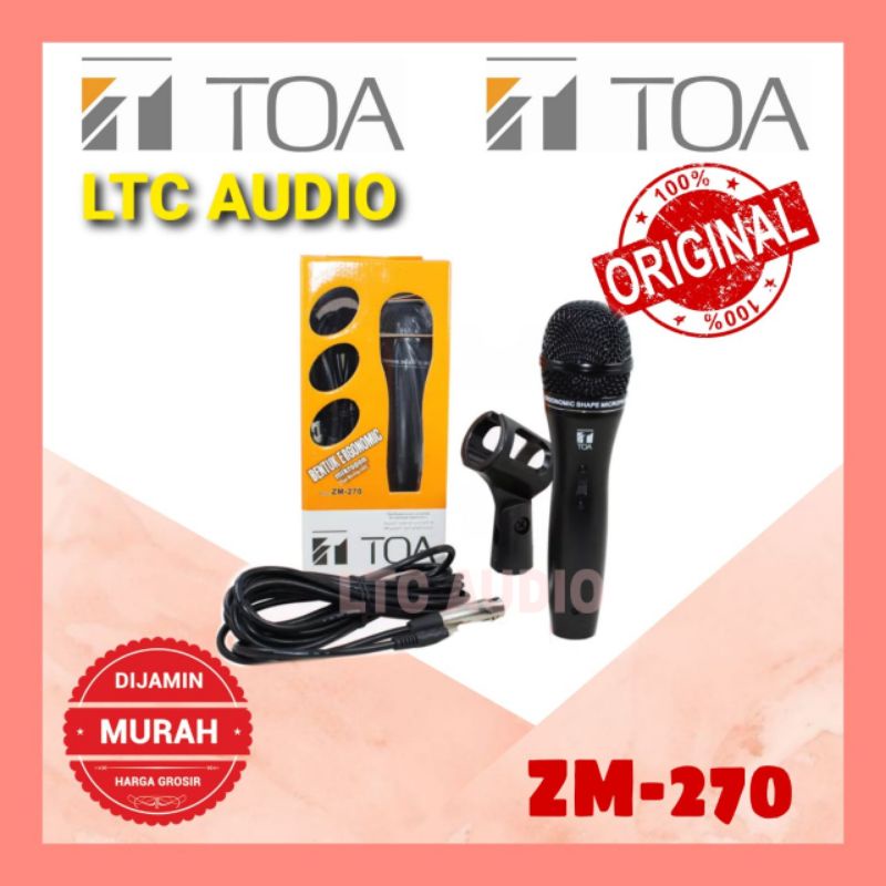 MICROPHONE KABEL TOA ZM-270 / MIC TOA ZM 270 / TOA 270 / TOA ZM-270