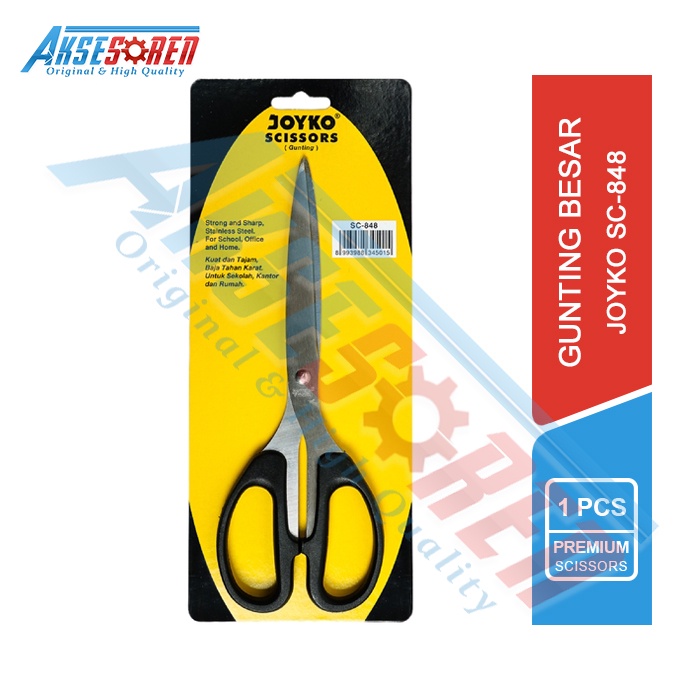 

Gunting Besar Joyko Scissors [SC-848] / Gunting Kertas Kain Plastik