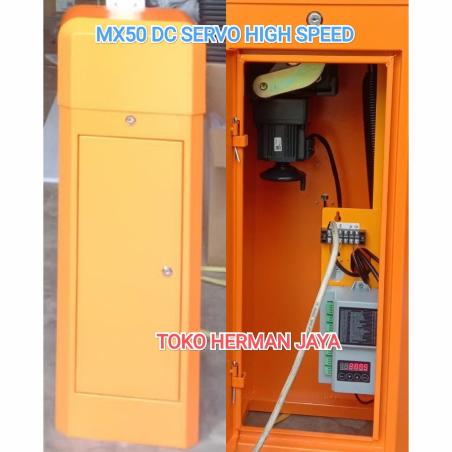 Jual Barrier Gate MX50 MX 50 Palang 3 , 4 , 6 meter DC SERVO High Speed