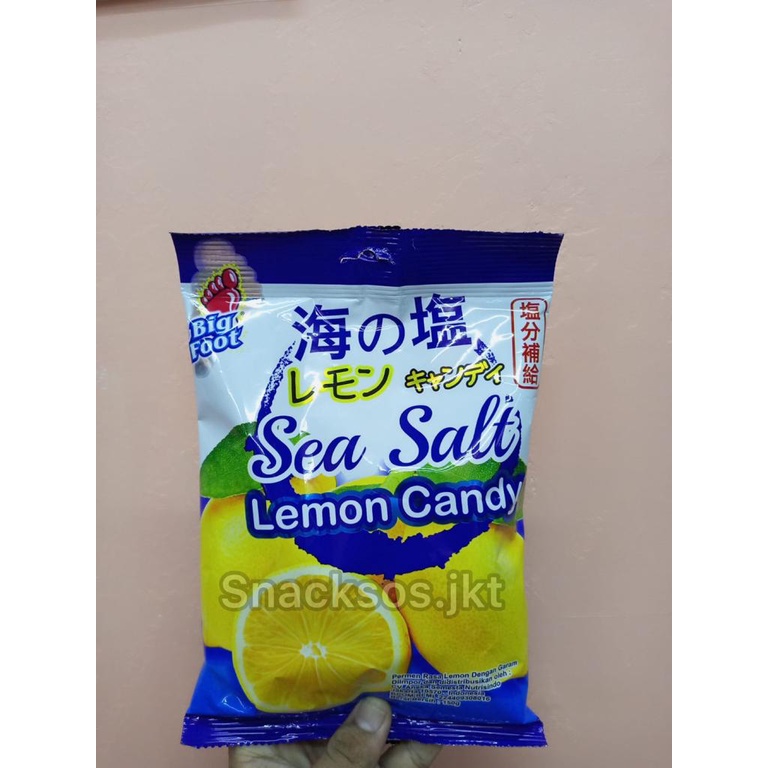 

BIG FOOT SEA SALT LEMON CANDY 150GR CANDY