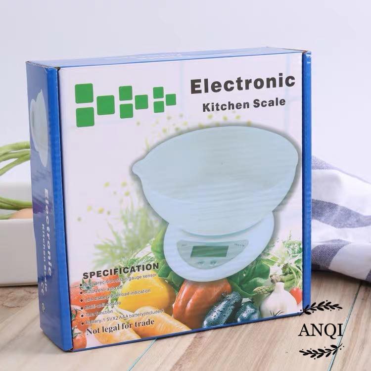 ANQI1888 TIMBANGAN DIGITAL MANGKOK / Timbangan Digital Electronic  B-05 /5KG-10KG / Timbangan Kopi