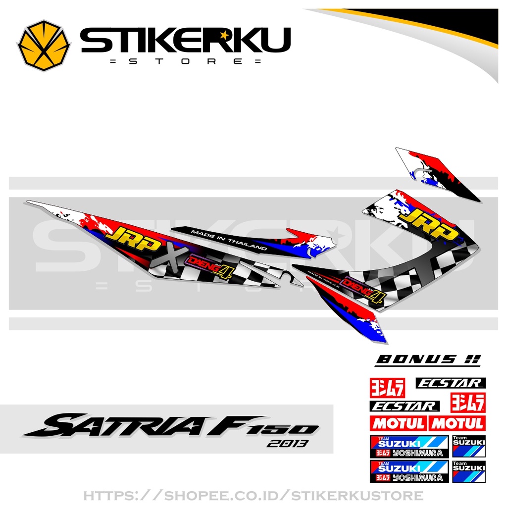 STICKERS STRIPING SATRIA FU FACELIFT / RAIDER / STIKER / STICKER / STOCK DECAL RAIDER / JRP X DAENG 