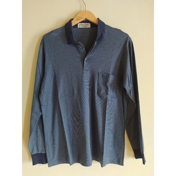 poloshirt kaos krah pria lengan panjang second branded original givenchy.