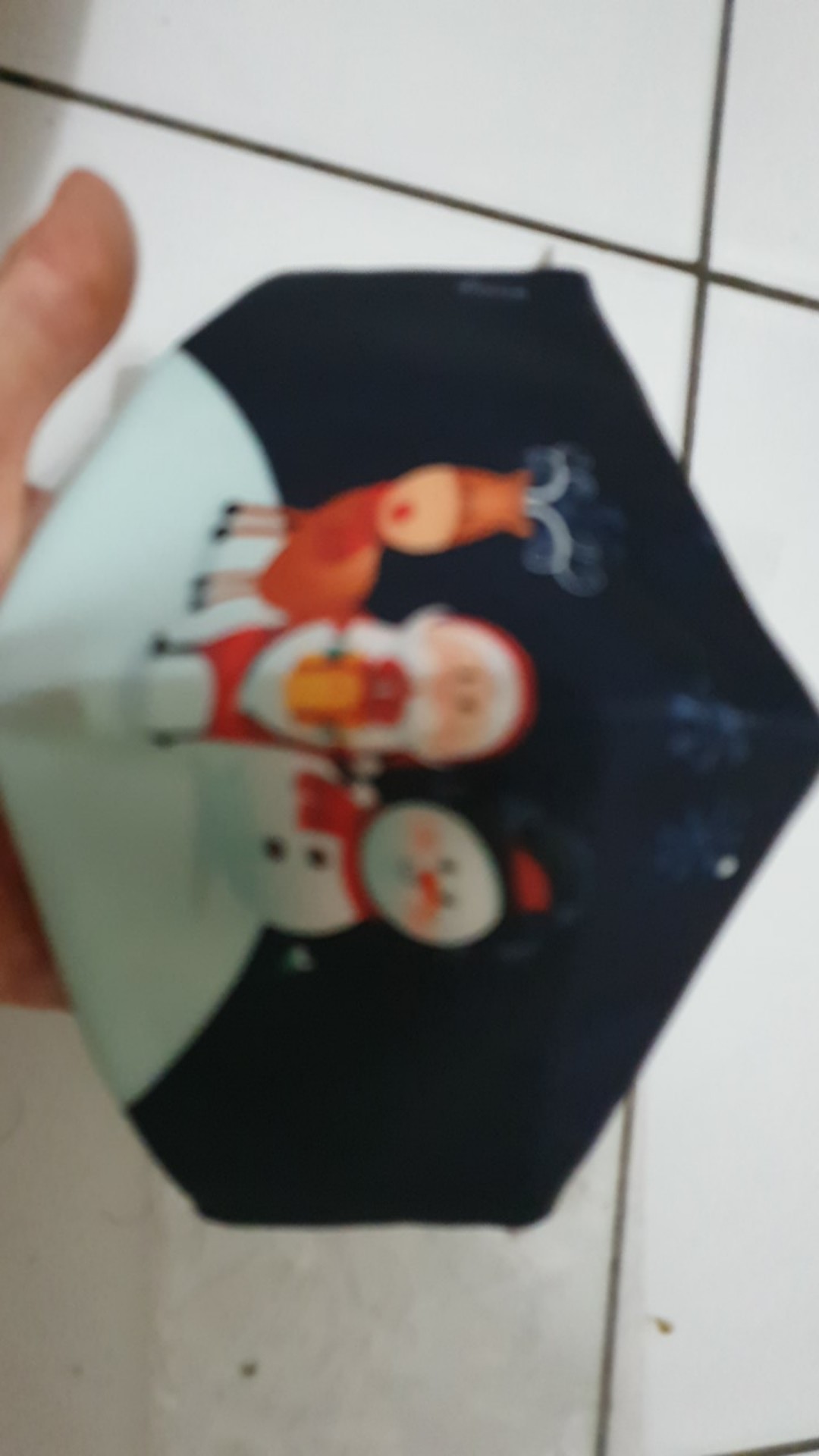 Masker Kain Karakter Natal 3 Ply Washable Dengan Kawat Hidung Santa Clause Christmas Hamper
