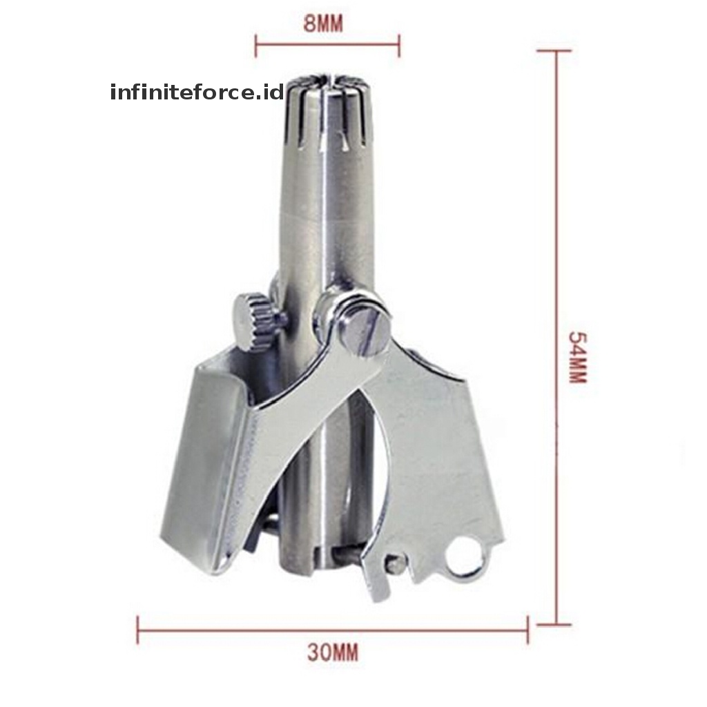 Infiniteforce.id T30 Alat Cukur Bulu Hidung / Telinga Manual Bahan Stainless Steel