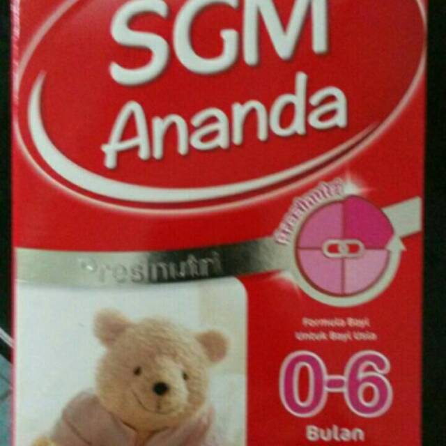 Susu Formula Bayi SGM 2 Ananda (0-6 bulan)