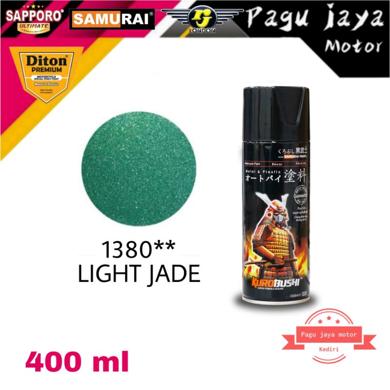 samurai paint 400lm light jade 1380** cat semprot spray pilox pilok pylox