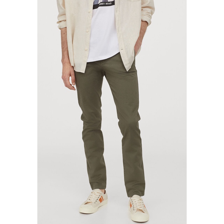 CELANA CHINO PRIA ARMY PREMIUM / CELANA PRIA ARMY