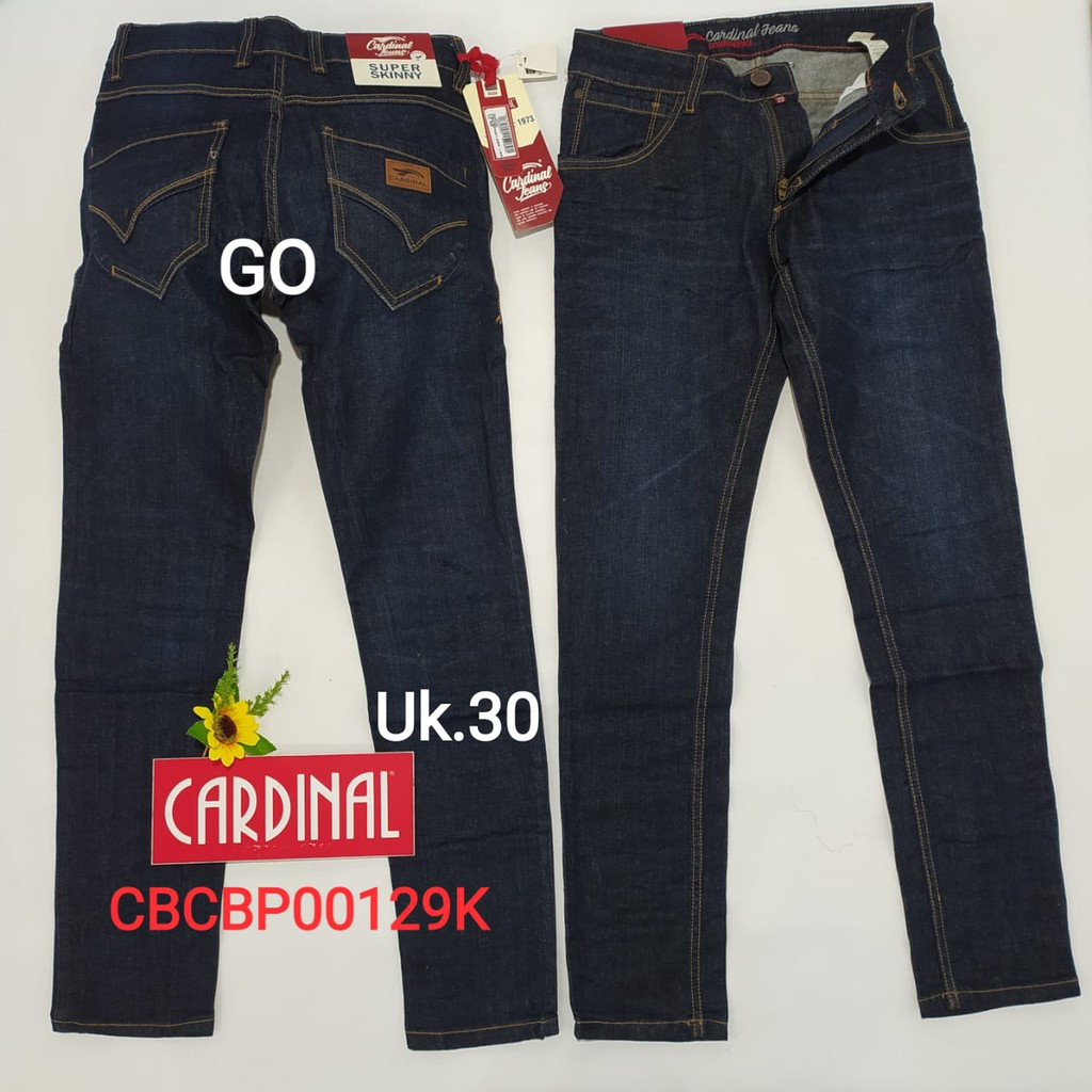 gof 30 CARDINAL CBCBP Celana Panjang Jeans Pria Pencil Stretch Slimfit Super Skinny Sobek Bermuda