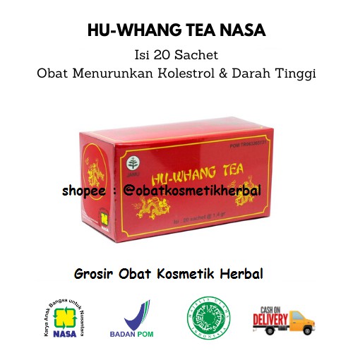 

[ COD ] HU WANG TEA NASA TEH HERBAL PENURUN KOLESTROL HU WANG TEA