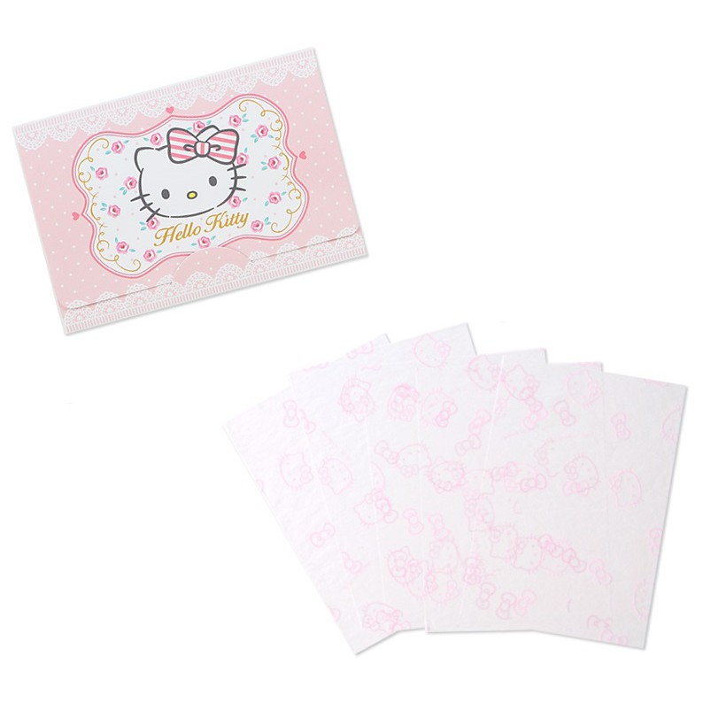 

Hello Kitty Oil Paper (Flower) 12×11cm 327999F