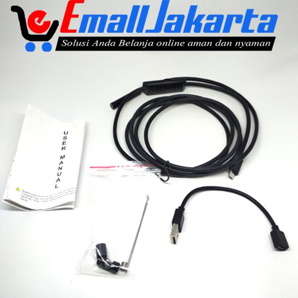 Kamera Endoscope Android 7mm 4cm Focal Distance 720P Kabel 5M IP67 Waterproof