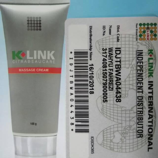 K-link Citra Beaucare Massage Cream 100gr Garansi Uang Kembali Bila Palsu
