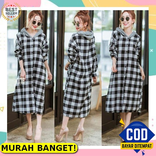 Lenora Midi Dress Katun Paris Dress Wanita Terbaru 2021 Kekinian Viral Baju Setelan Wanita Remaja Tu