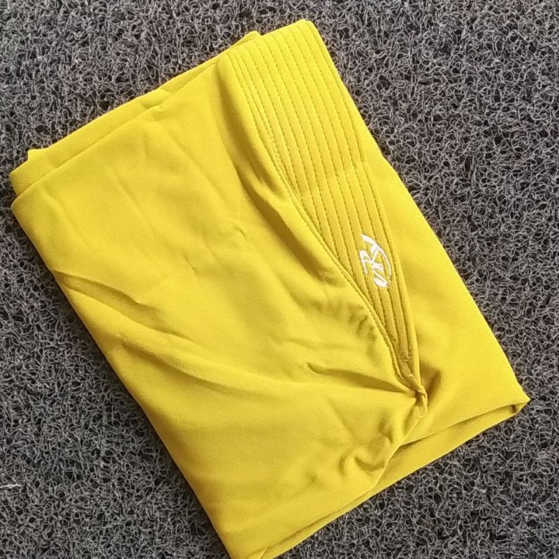 069 JUMBO SYAR'I ORI AREY HIJAB | JILBAB INSTAN KERUDUNG ORIGINAL-Lemon