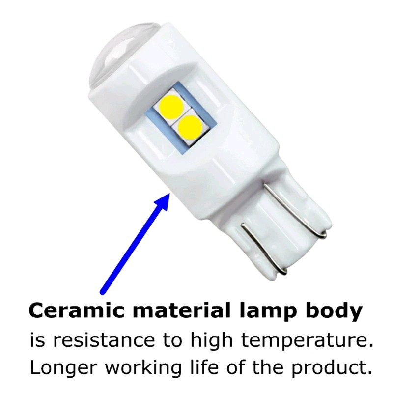 LAMPU LED T10 3030 CERAMIC BOHLAM LAMPU SENJA LED HIGH QUALITY