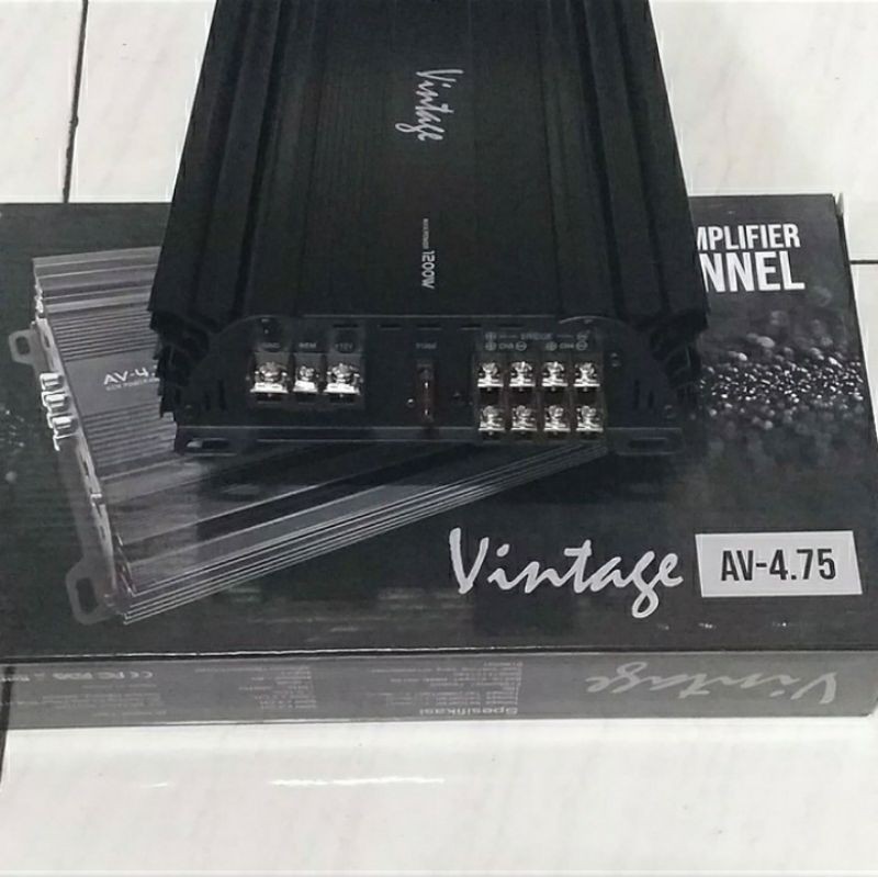 Promo Murah Amplifier Power 4 Channel Vintage AV4.75