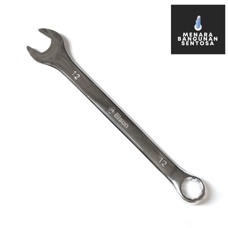 Kunci Ring Pass Pas Bison 12 mm (12mm) / Combination Wrench