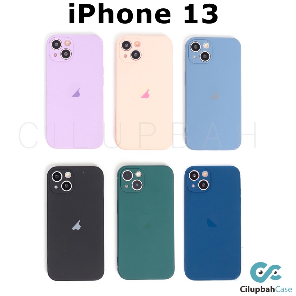 Edge Silicone Matte Soft Case Lens Cover for iPhone 13 MINI PRO MAX
