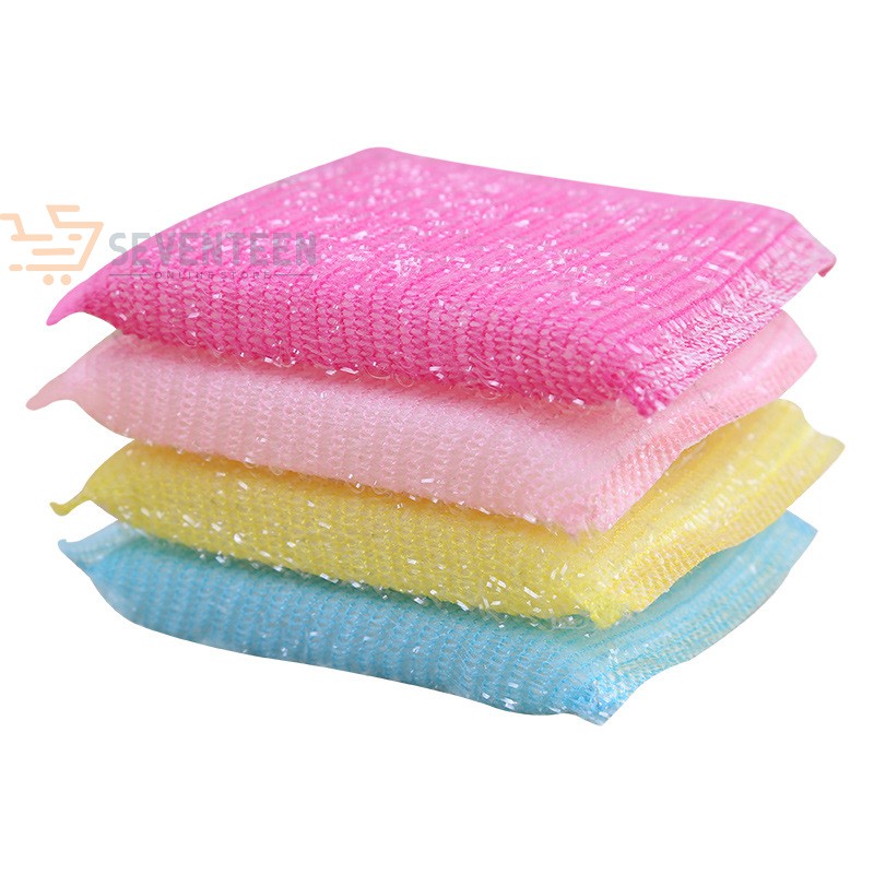 SPON BUSA CUCI PANCI 4 PCS SERBAGUNA / SPONGE CUCI PIRING / SPONS BUSA CUCI PIRING/SABUT CUCI PIRING