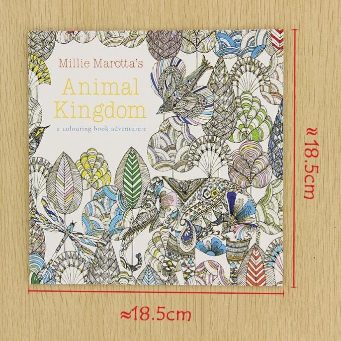 

English Edition Coloring Book - Animal Kigdom (24Pages)