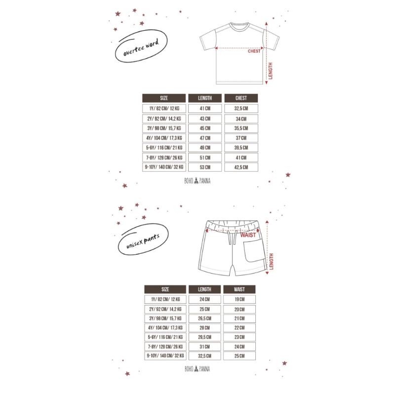 Boho Panna - Unisex Pants &amp;overtee words