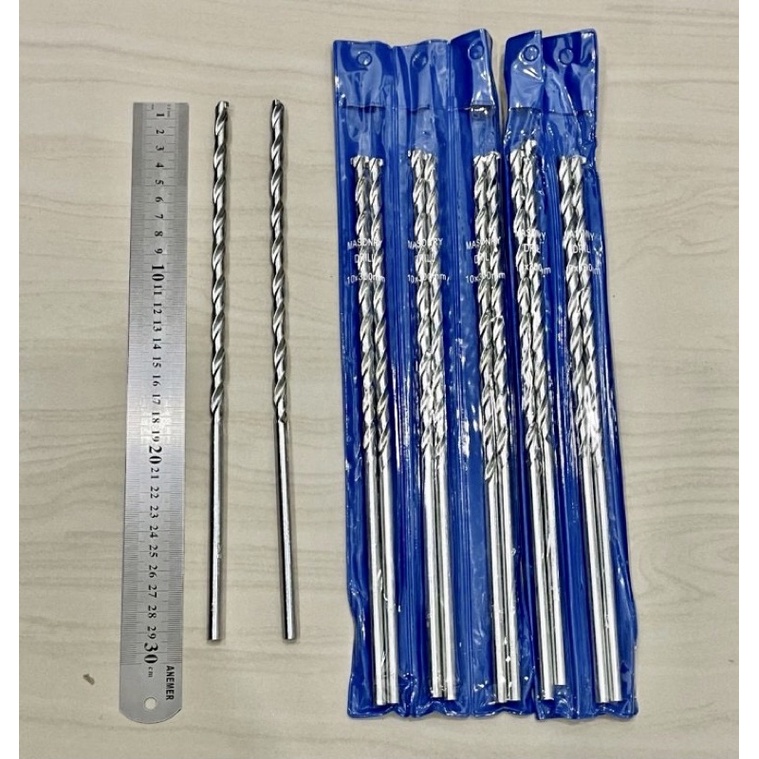 Mata bor beton tembok 10x290mm Mata bor dinding 10x29cm Mata bor beton panjang 10mm