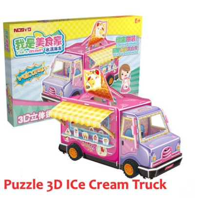 [ORGM] *Natal* Mainan Edukasi Puzzle 3D Food Truck Xmas Train