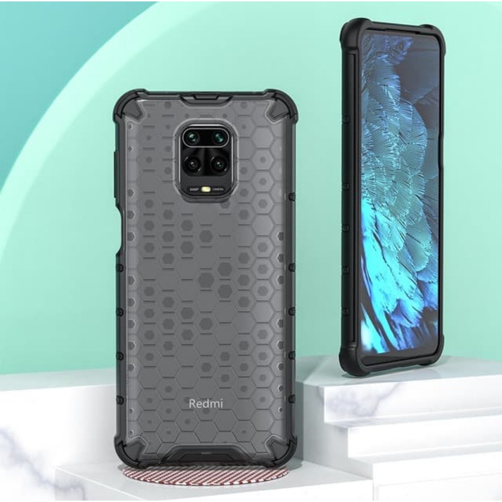 Rugged Armor Honeycomb Xiaomi Redmi note 9 Pro Case casing Cover