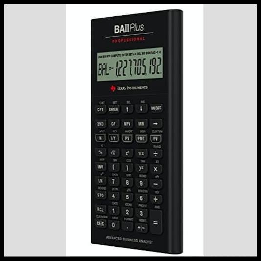 

Kalkulator Keuangan Texas Instruments Ba Ii Plus Professional -Finance