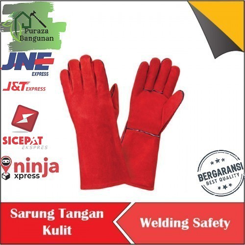 Jual SARUNG TANGAN KULIT SARUNG TANGAN LAS ANTI PANAS WELDING SAFETY ...