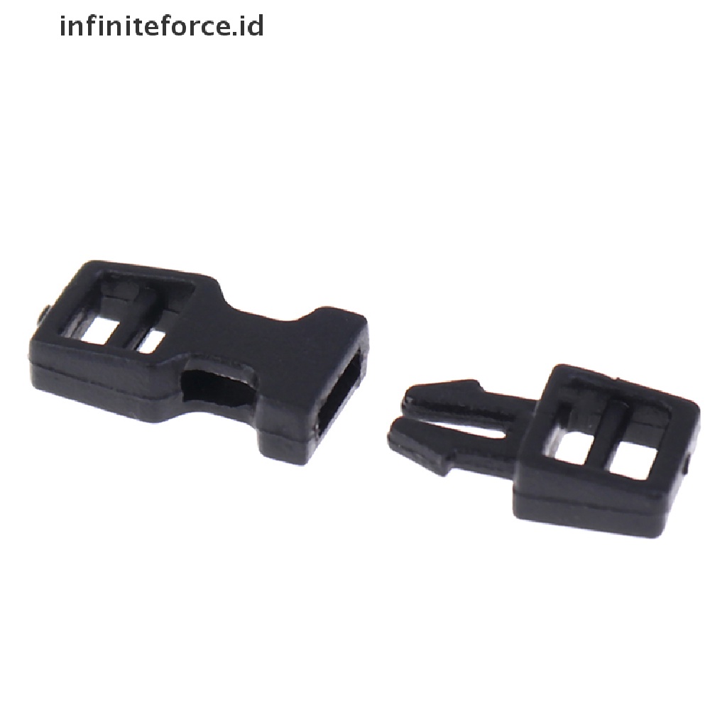 (Infiniteforce.Id) 10pcs Gesper Mini Ukuran 4mm Untuk Tas Ransel / Gelang Diy