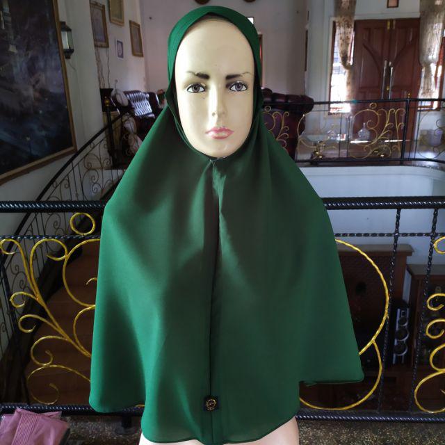 BERGO MARYAM / BERGO MARYAM DIAMON/ BERGO INSTAN/ HIJAB BERGO-hijau botol