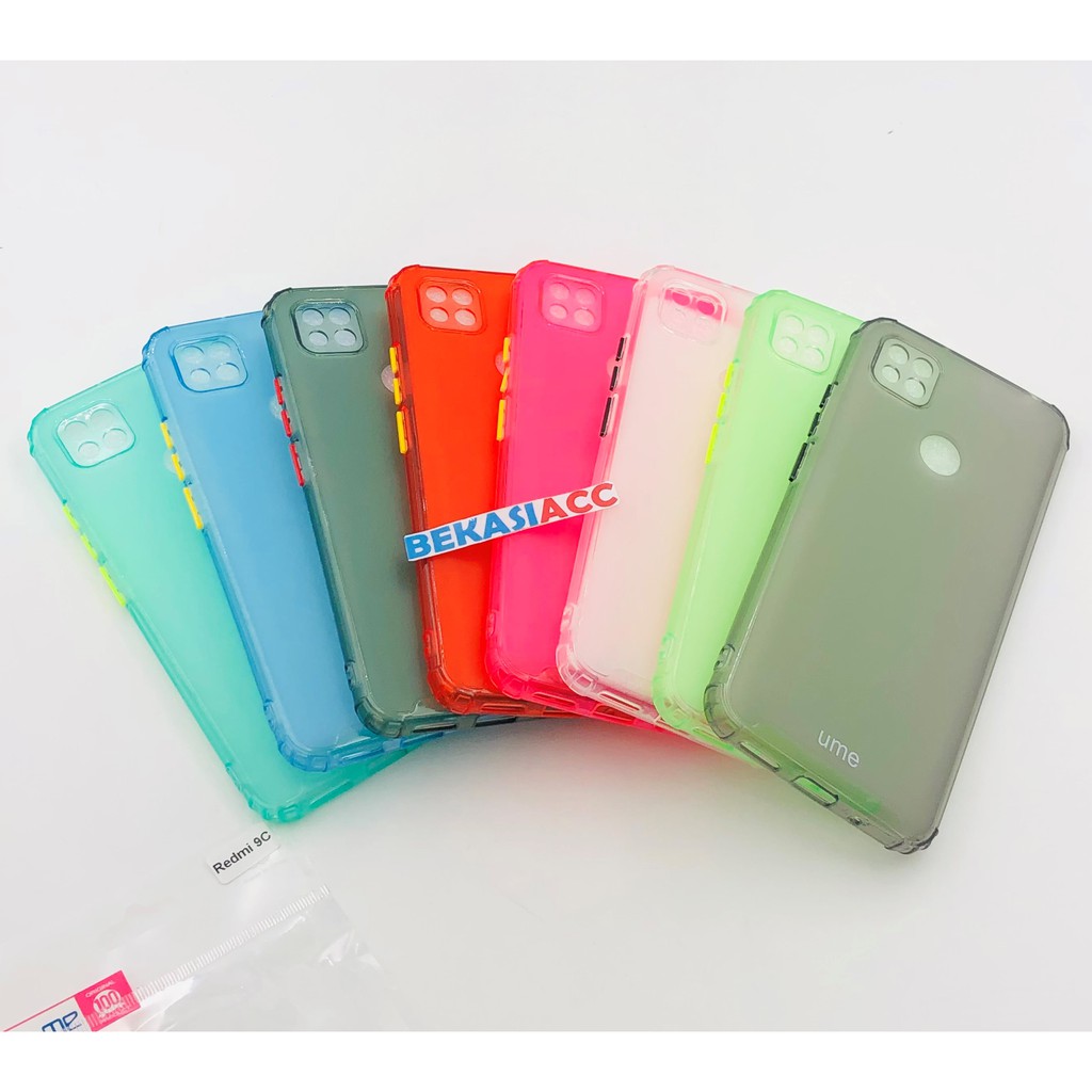 SILIKON XIAOMI REDMI 9C CASE WARNA / SOFT CASE REDMI 9C UME RAINBOW