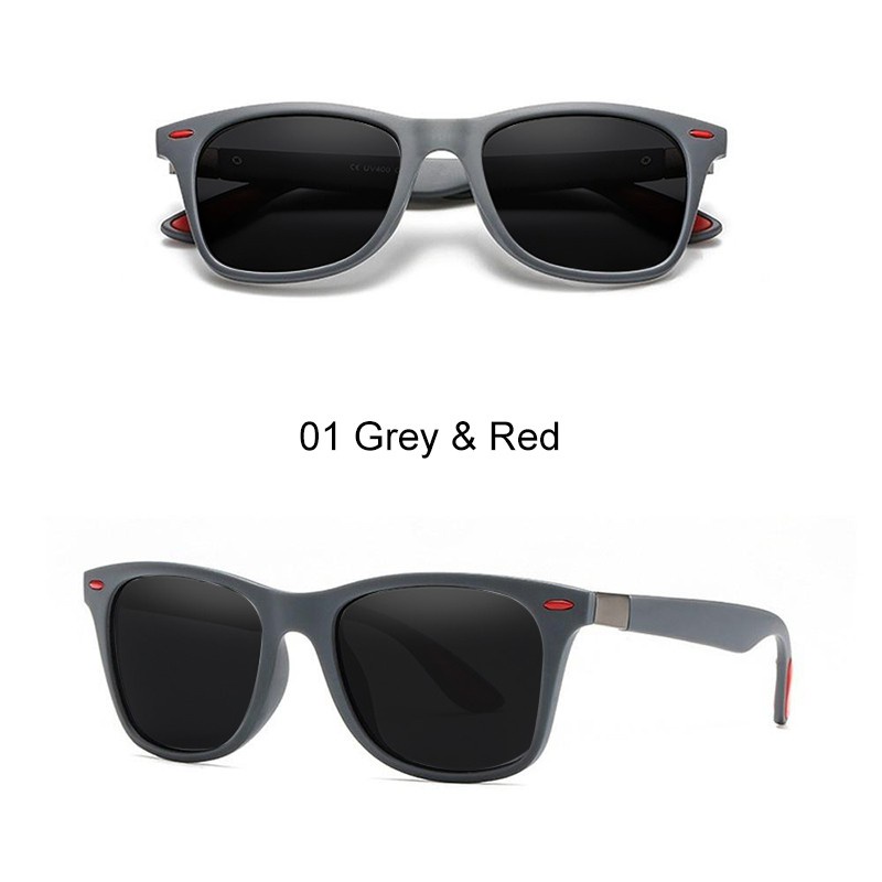 Mengemudi Pribadi Shading Sun Glasses untuk Pria Wanita Square Polarized Driver Sunglasses Ride Bicycle Shades