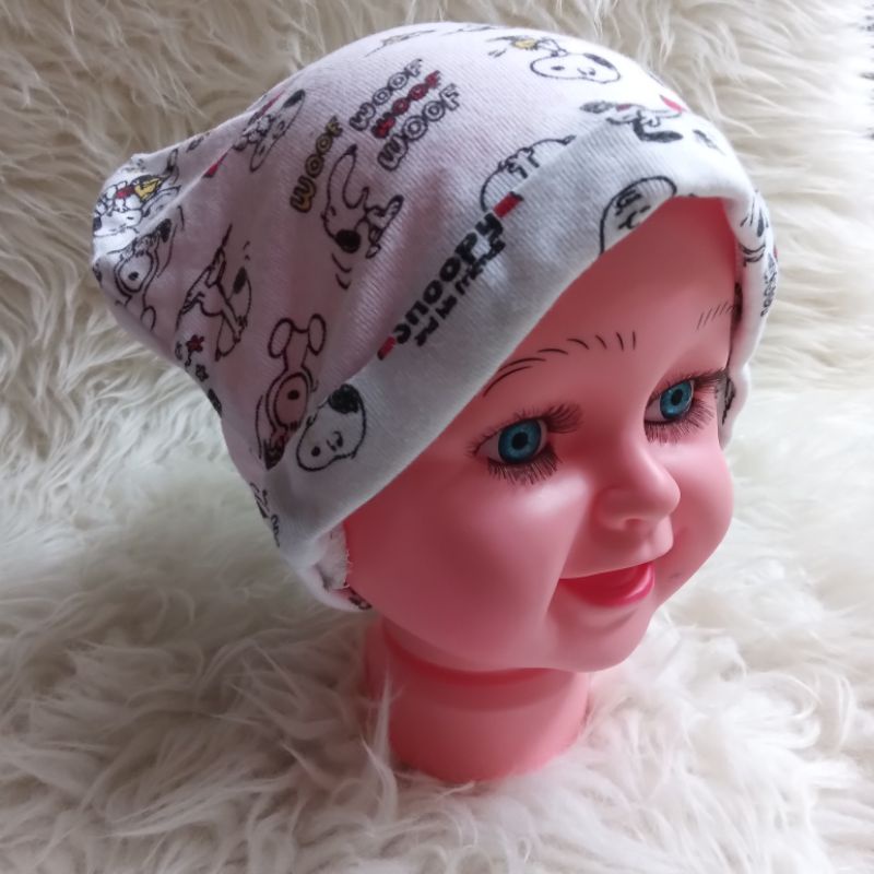 Topi Preloved PL Anak Bayi Laki Laki Cowok-Snoopy 40-44cm