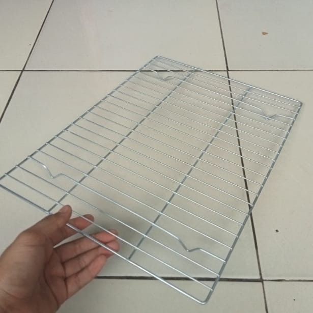 COOLING RAK DAN NAPAN KUKER UKURAN 40 X 30 X 2CM / TEMPAT PENDINGIN KUE / TEMPAT PENYIMPANAN KUE