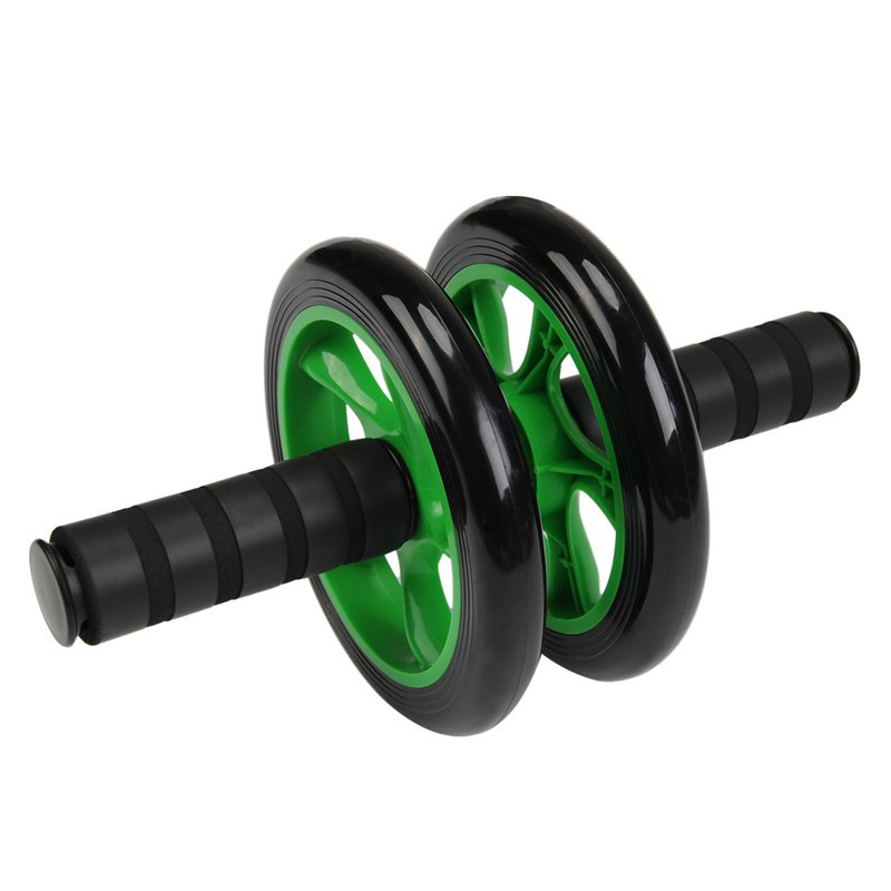 AB WHEEL SPORT ALAT GYM FITNESS ALAT PUSH UP RODA AB WHEEL ROLLER OTOT PERUT