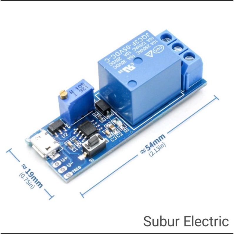 Modul Timer Delay 5v  0-24s